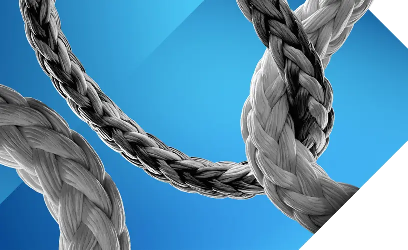 <h4>Quicker installation with Dyneema®</h4>